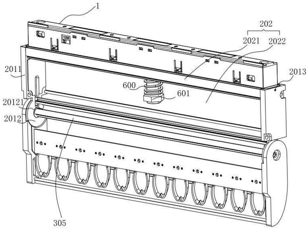 Adjusting mechanism and wall washing lamp comprising the same