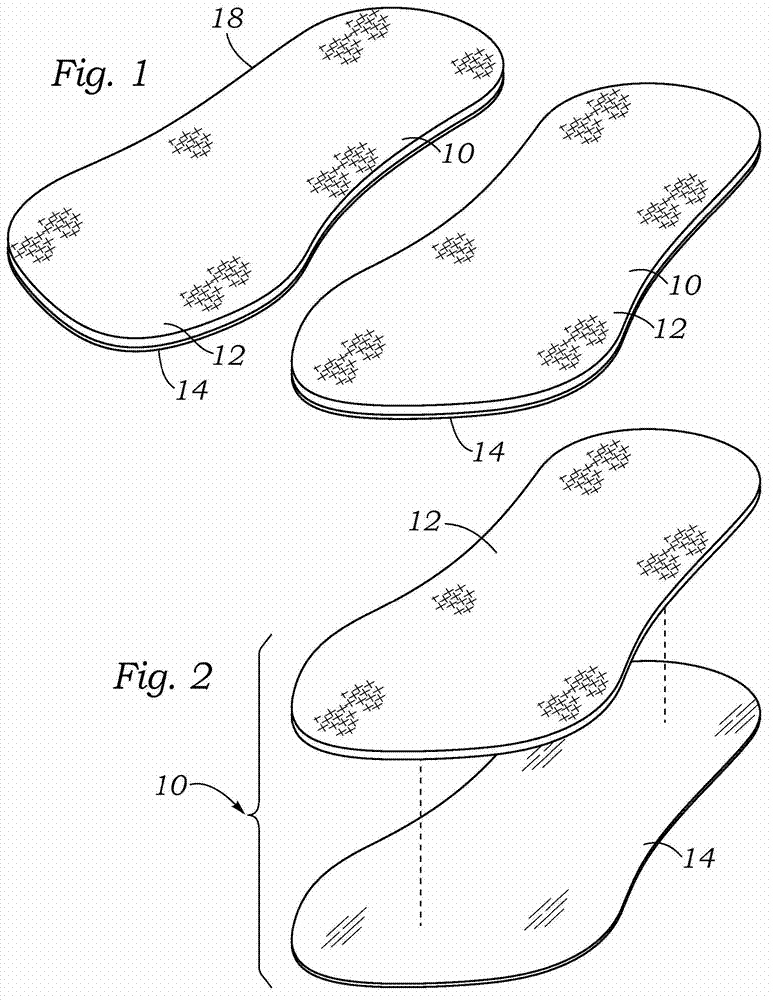 Insole for footwear