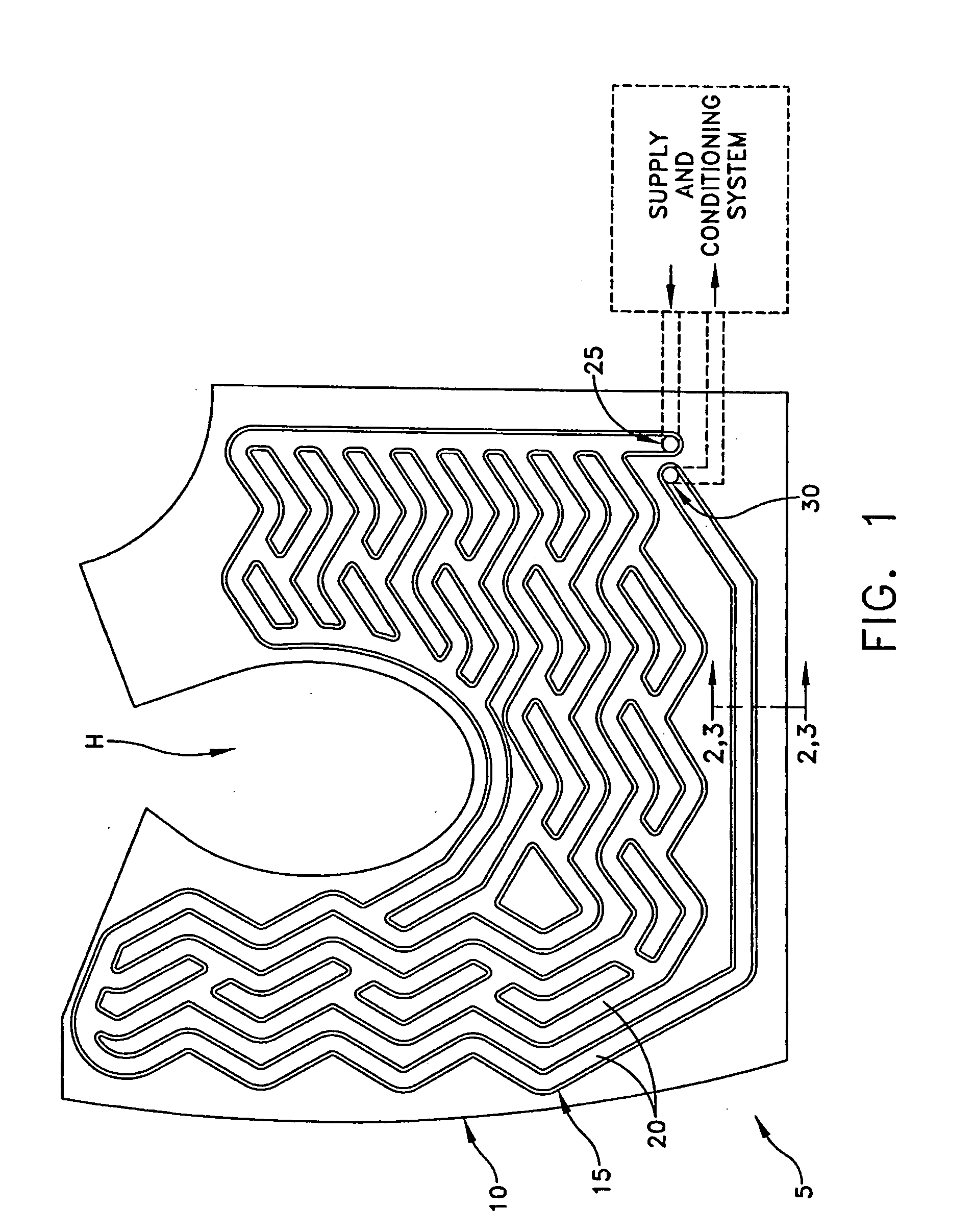 Personal cooling or warming system using closed loop fluid flow