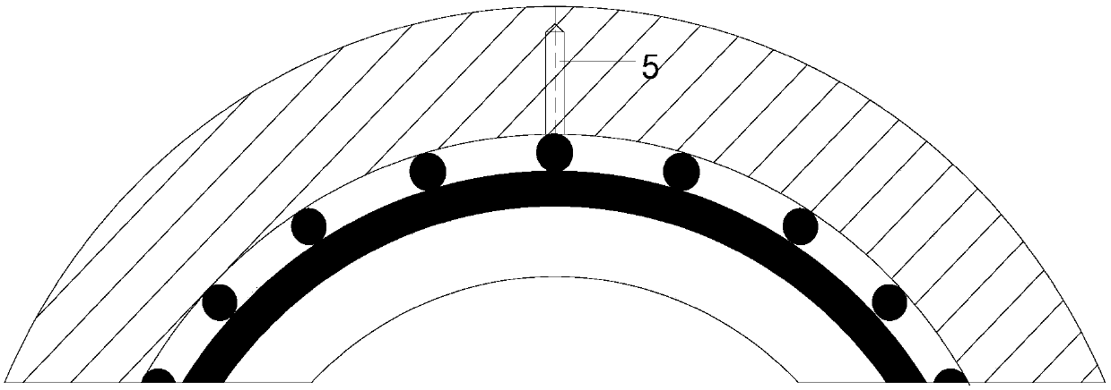 A construction method for strengthening existing subway tunnel structures with high-performance composite mortar