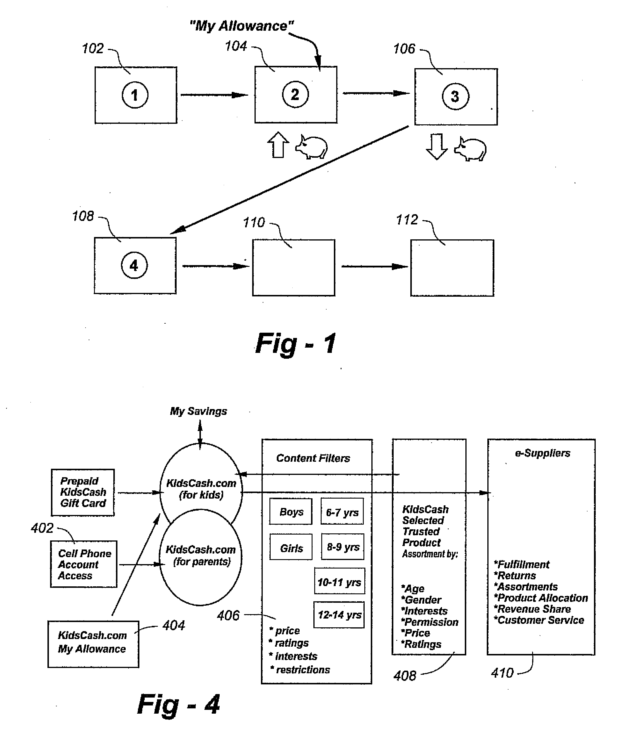 System and method enabling children to shop on-line