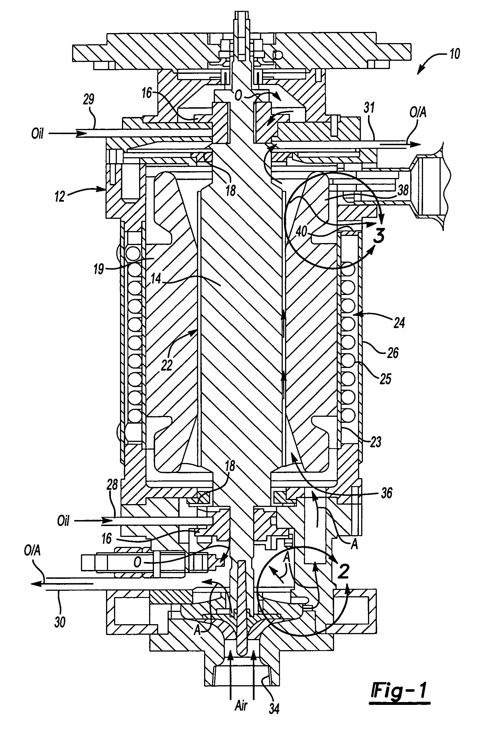 Rotary machine cooling system