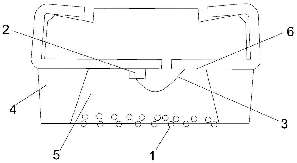 Packaging method of LED device with matte surface