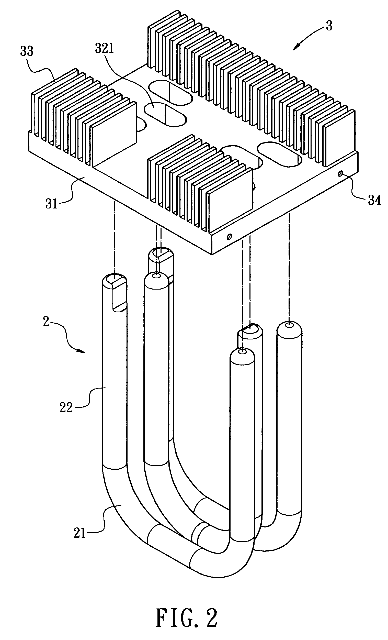 Thermal structure for electric devices