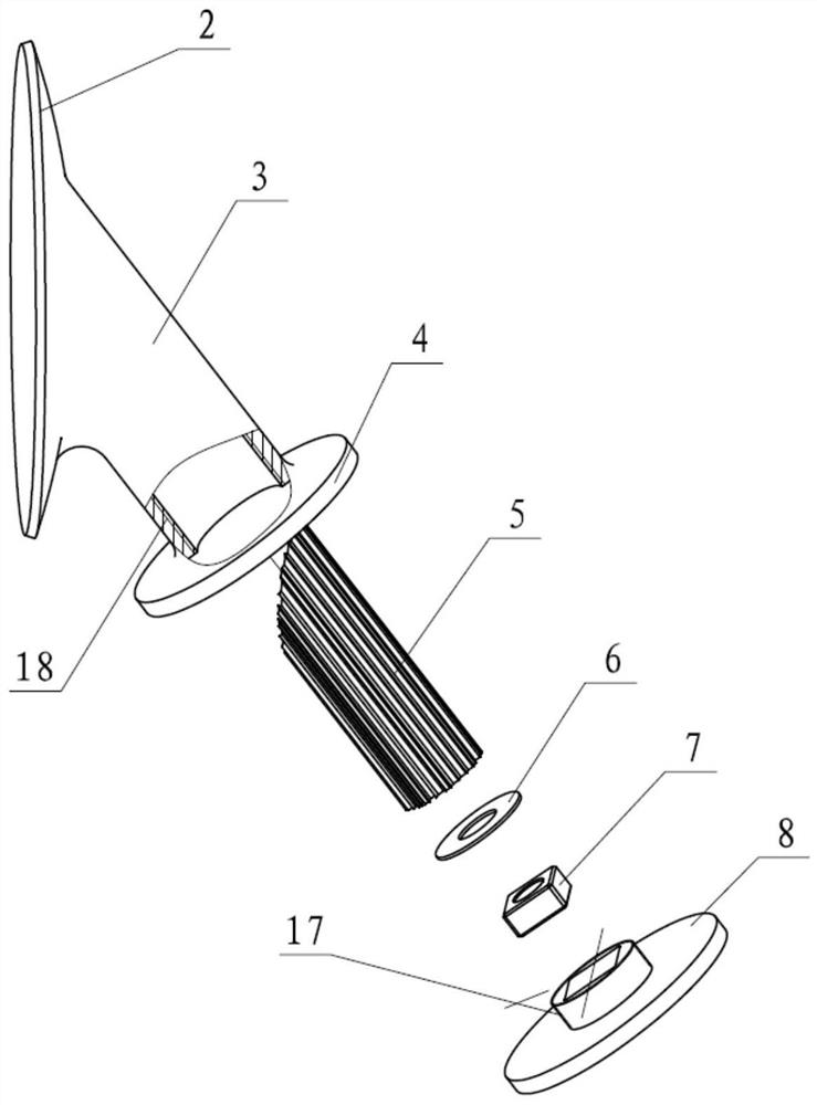 A storage tank load-bearing support with explosion-proof buffer function