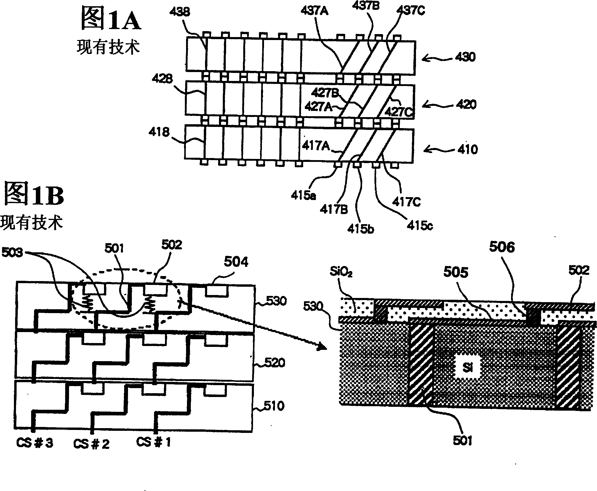 Stacked semiconductor device and semiconductor chip control method