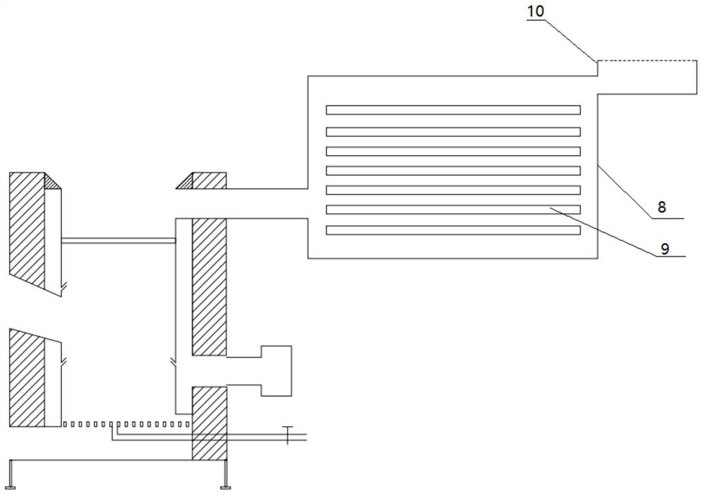 Tail gas purification complete equipment matched with garbage negative pressure cracking incinerator