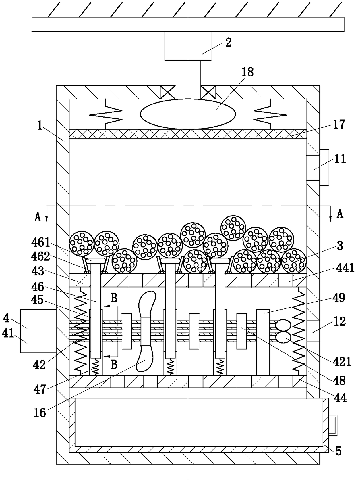 Mining ball mill and electric control system thereof