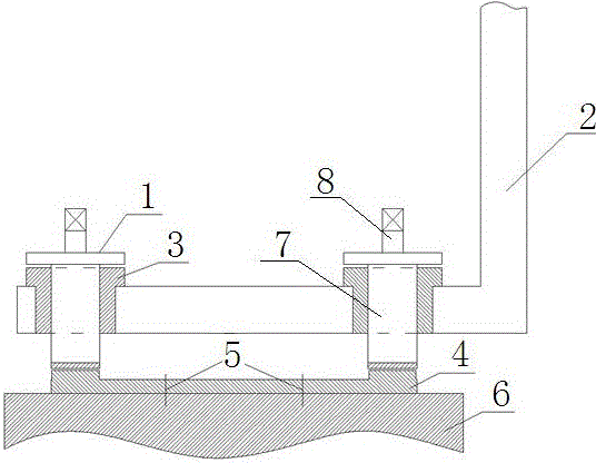 Spot facing tooling for non-horizontal end faces