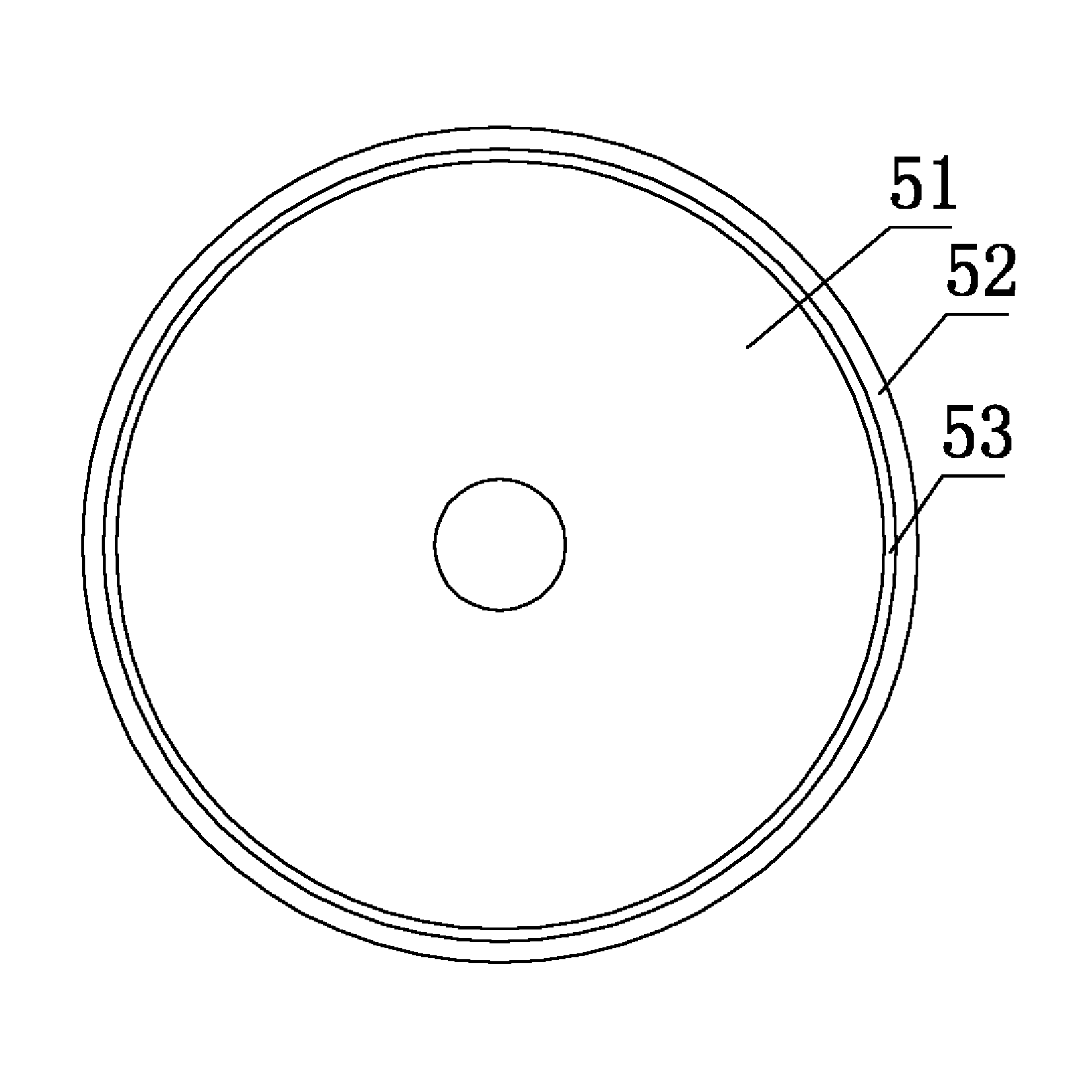 Detection tool for groove medium diameter of disc insulator