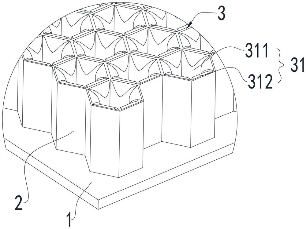 Honeycomb sandwich preparation method for improving honeycomb sandwich bonding force and honeycomb sandwich