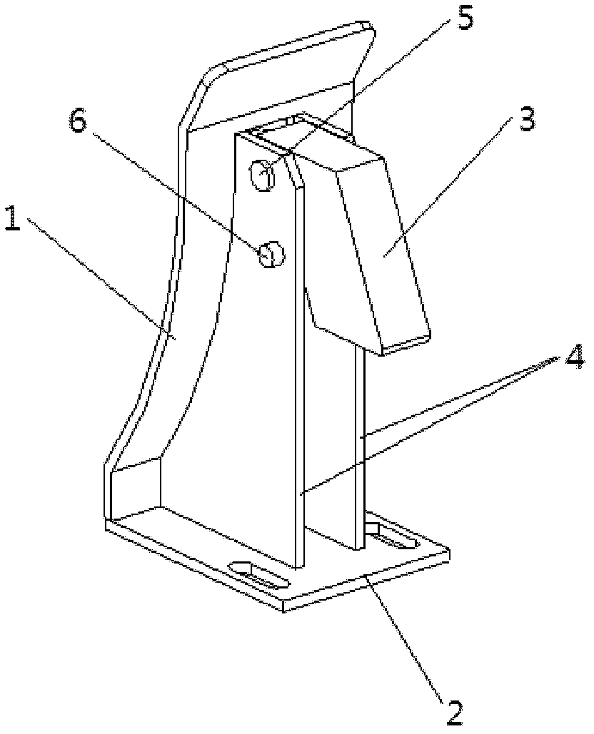 Positioning mechanism for die and pouching die