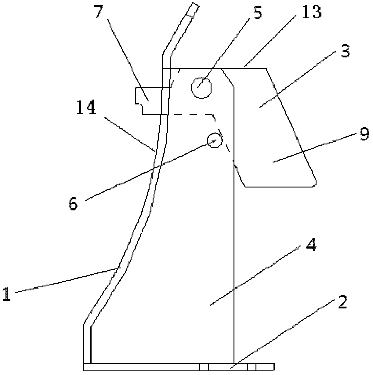 Positioning mechanism for die and pouching die