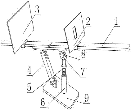 A Crack Ruler Convenient for Viewing Angle Adjustment