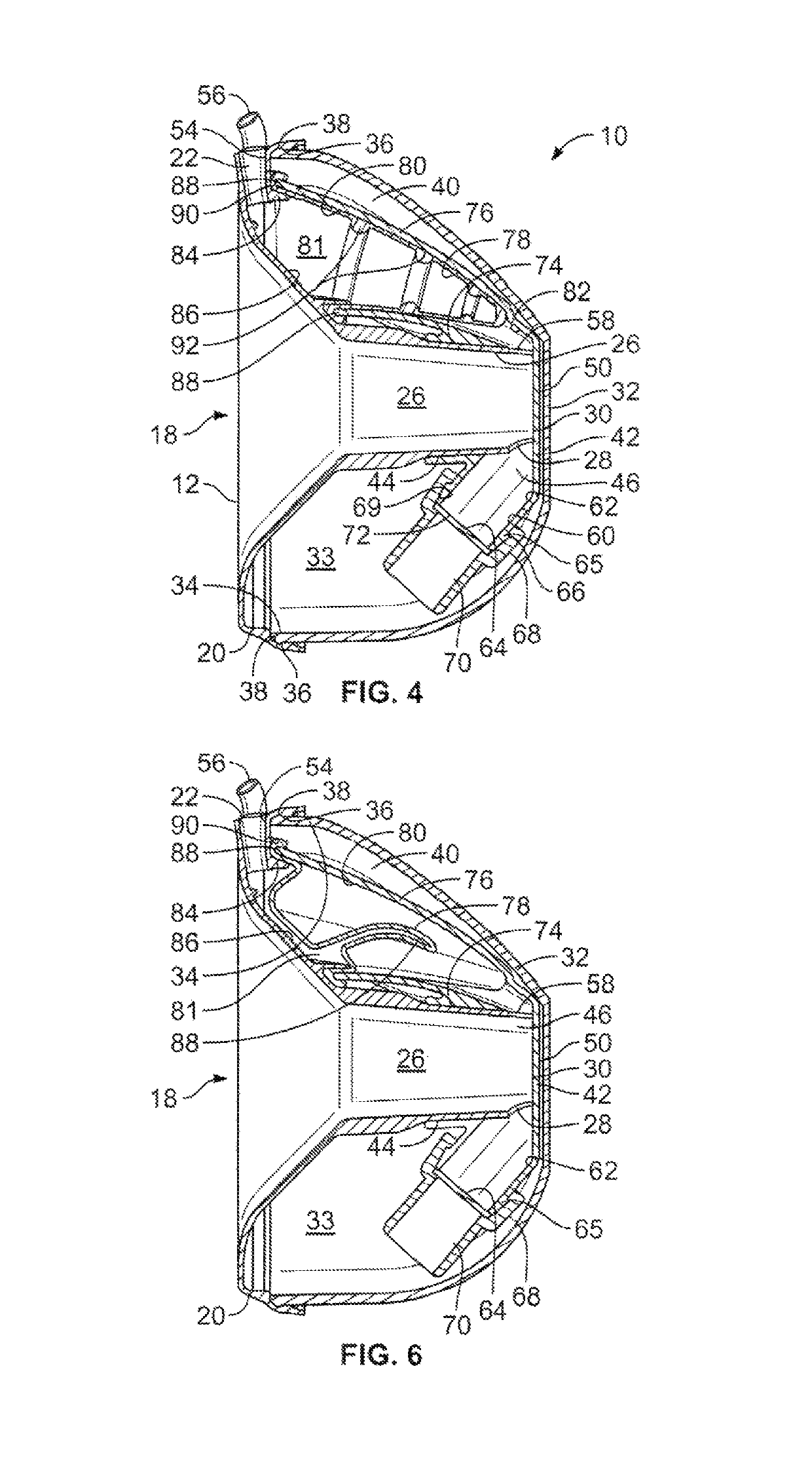 Submersible breast pump protection mechanism for a breast milk collection device with self-contained reservoir