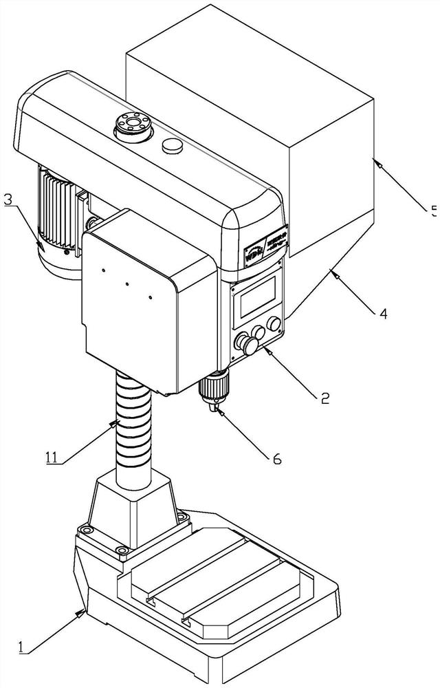 Intelligent efficient numerical control drilling machine