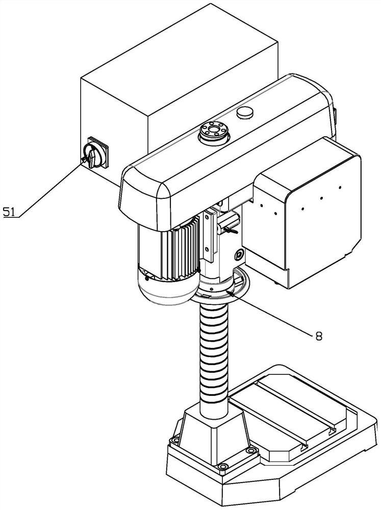 Intelligent efficient numerical control drilling machine