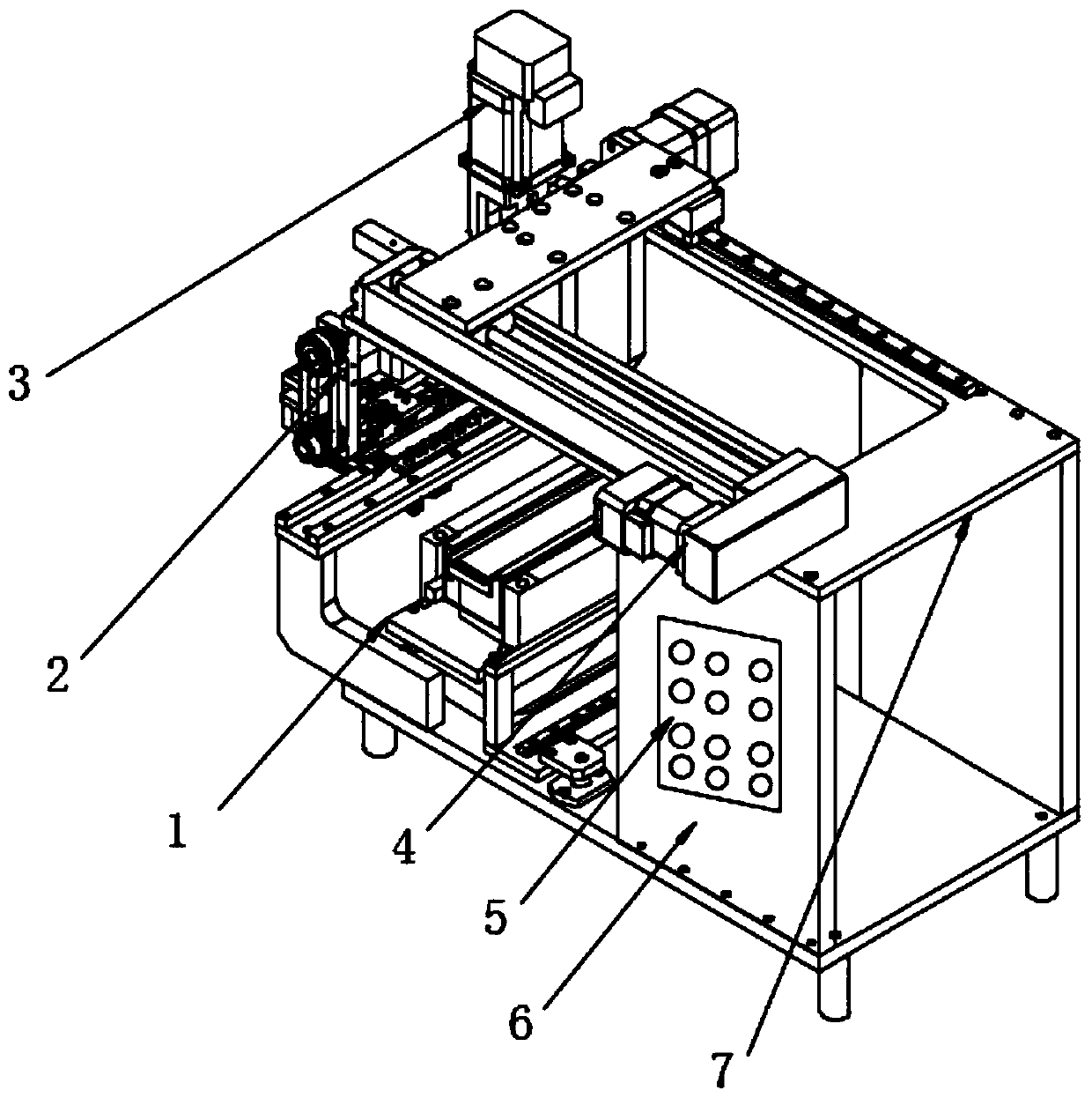 A transfer device for electronic product pipeline welding and its application method