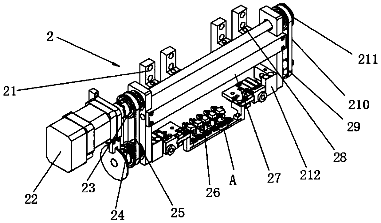 A transfer device for electronic product pipeline welding and its application method