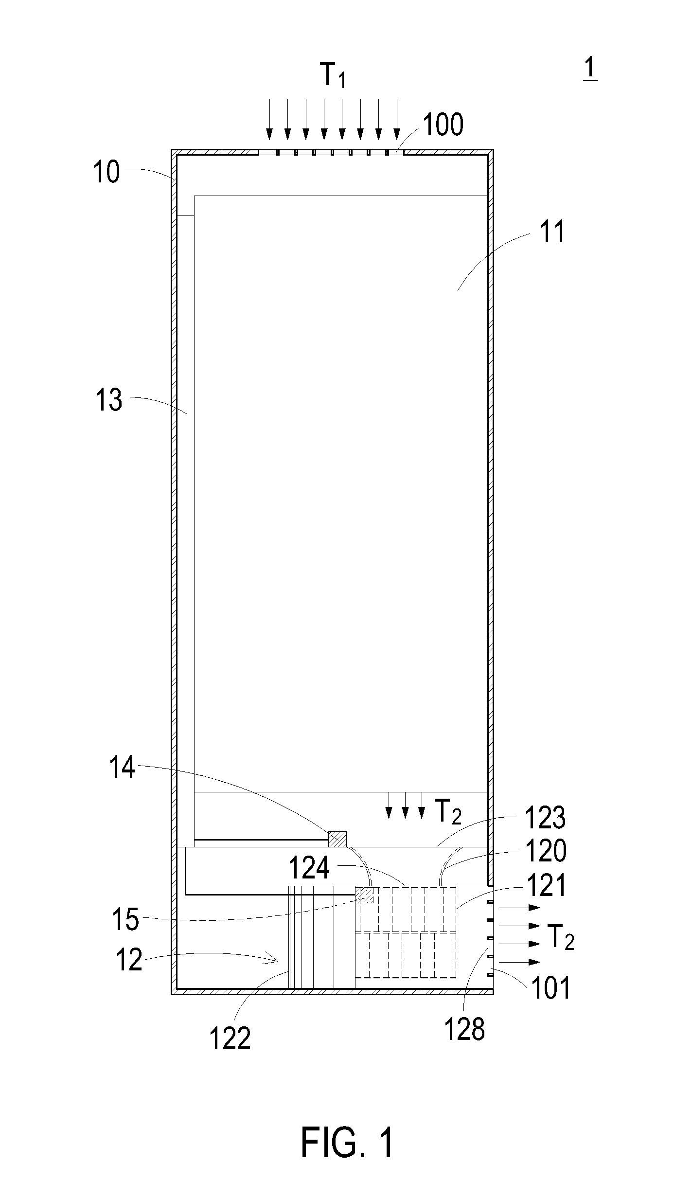 Airflow driving device having function of measuring flow rate and air conditioner with same