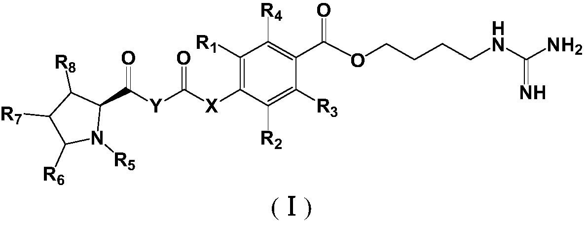 Proline derivative and application of proline derivative in preparation of medicine for treatment of cardiovascular and cerebrovascular diseases