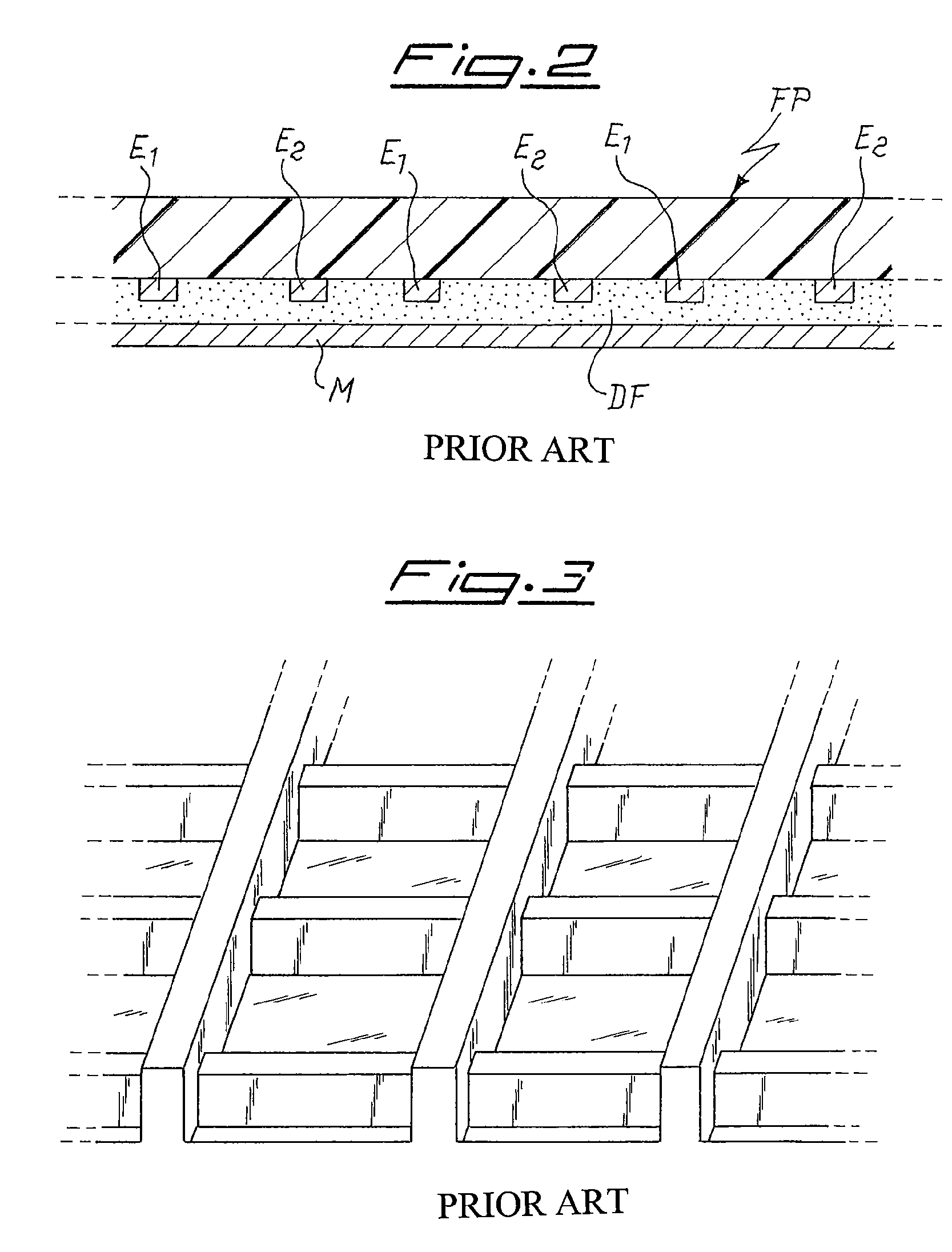 Process for the production of plasma displays with distributed getter material and displays thus obtained