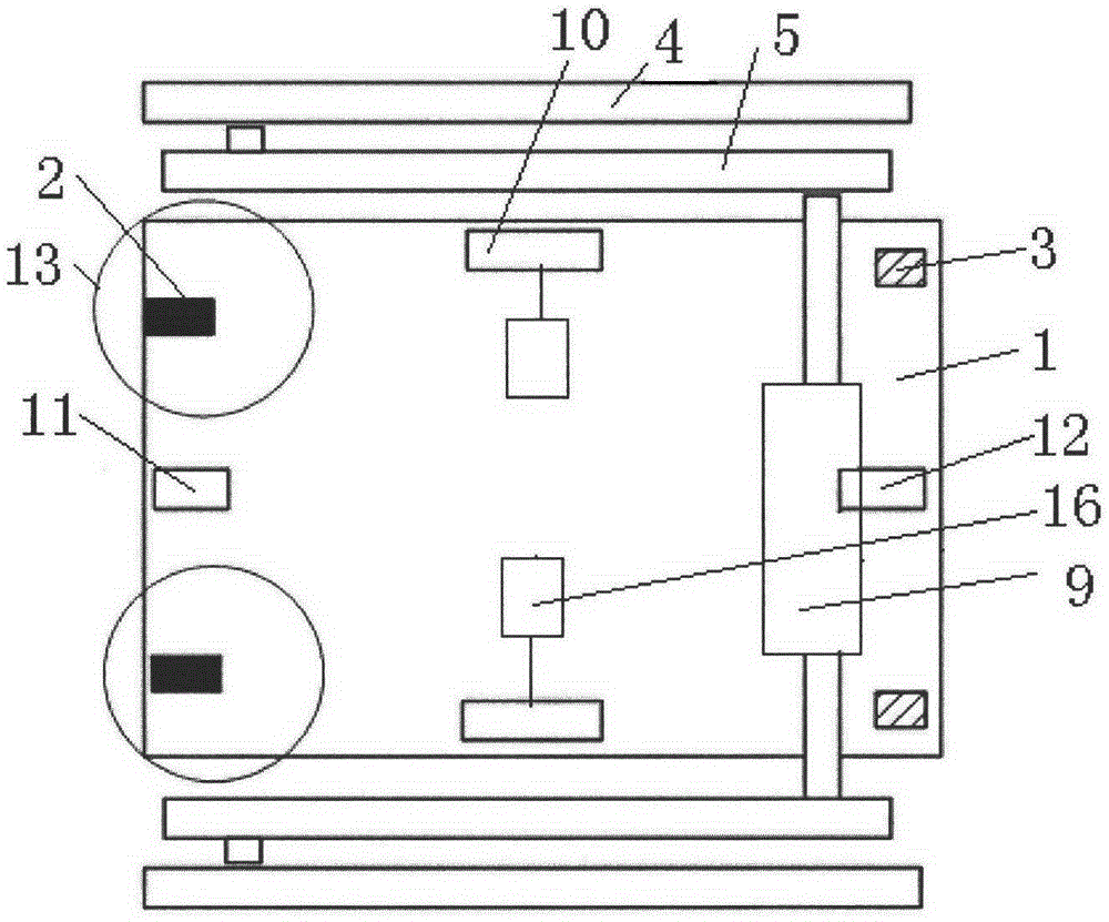 A translational rotating leg type staircase cleaning robot and method for going up and down stairs