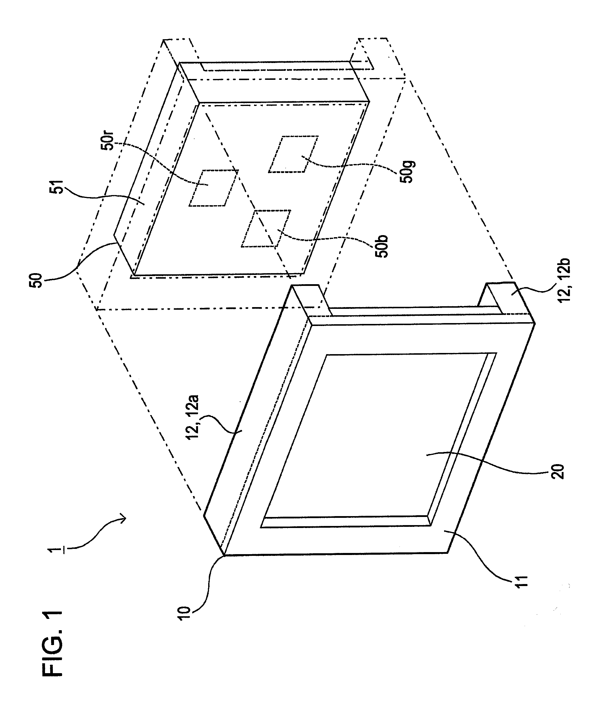 Frame unit for video display devices, and video display device