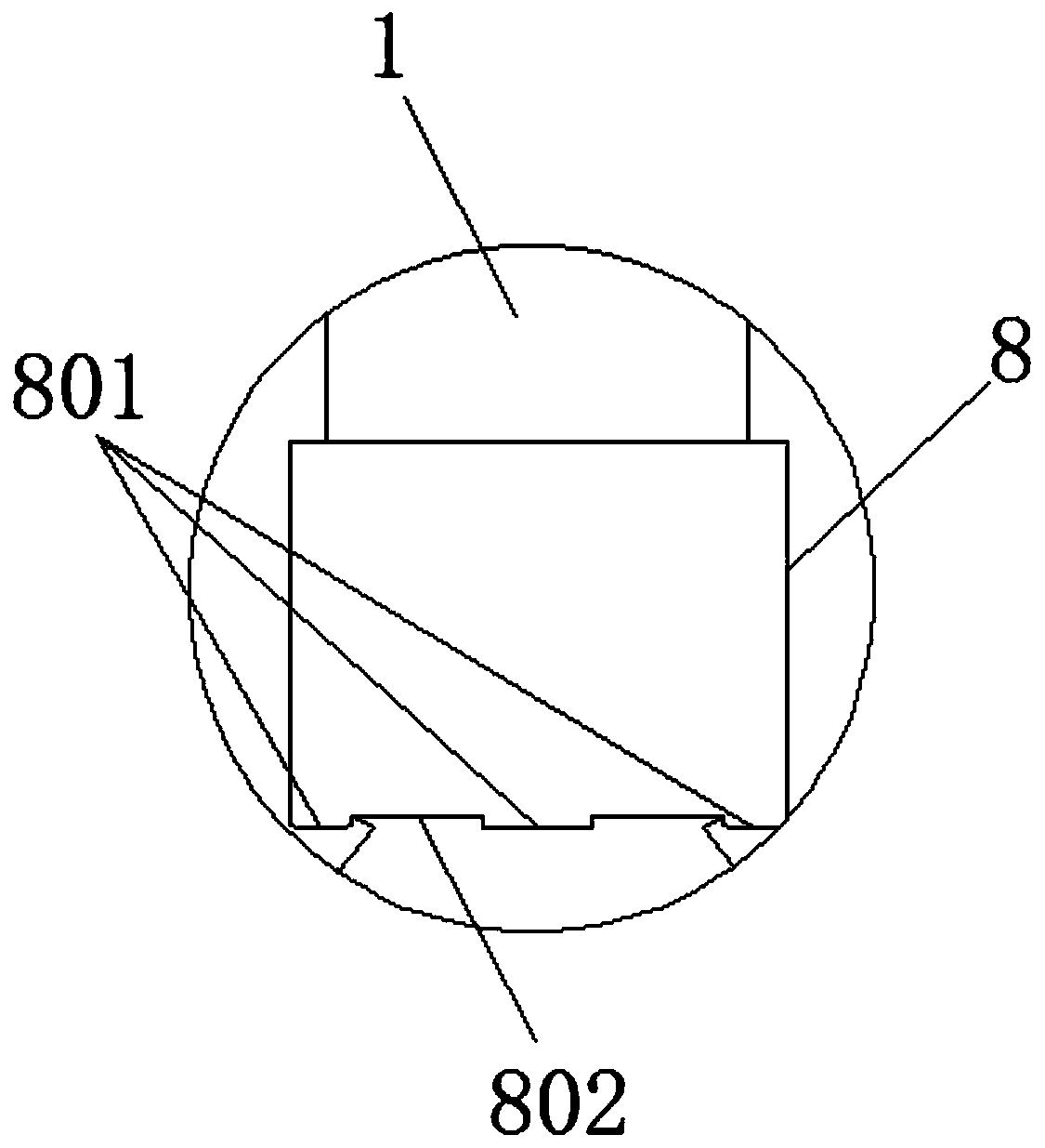 Abdominal electrocoagulation smoke removal device based on Bernoulli principle