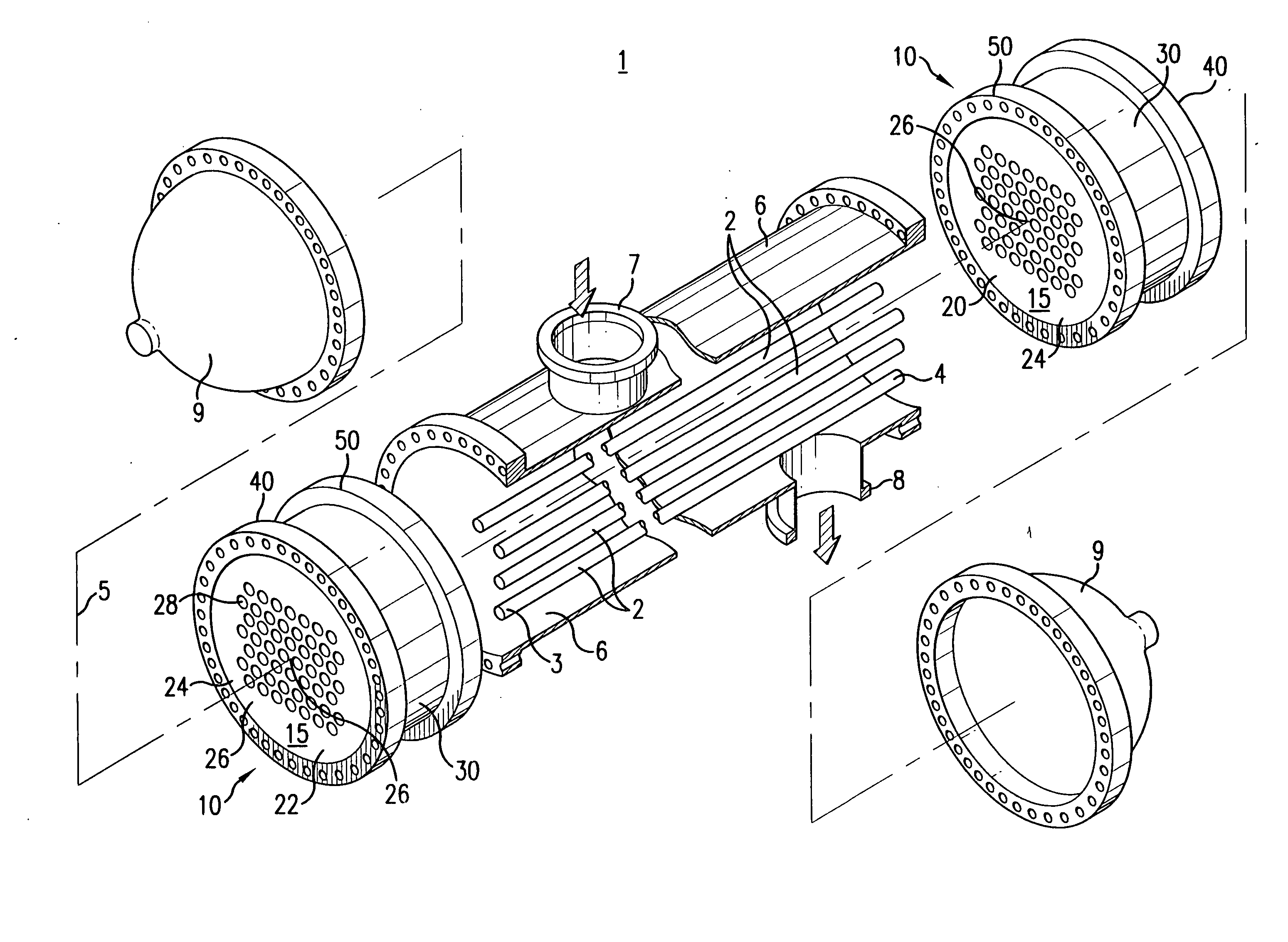 Monolithic tube sheet and method of manufacture