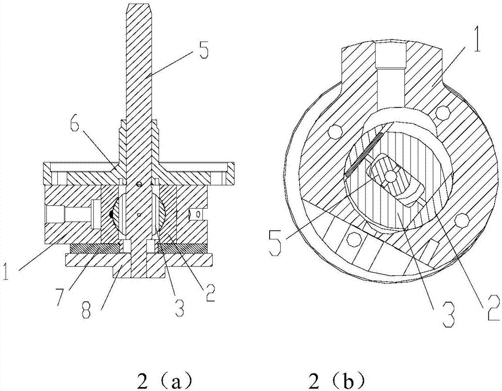 A rotary cylinder piston compressor