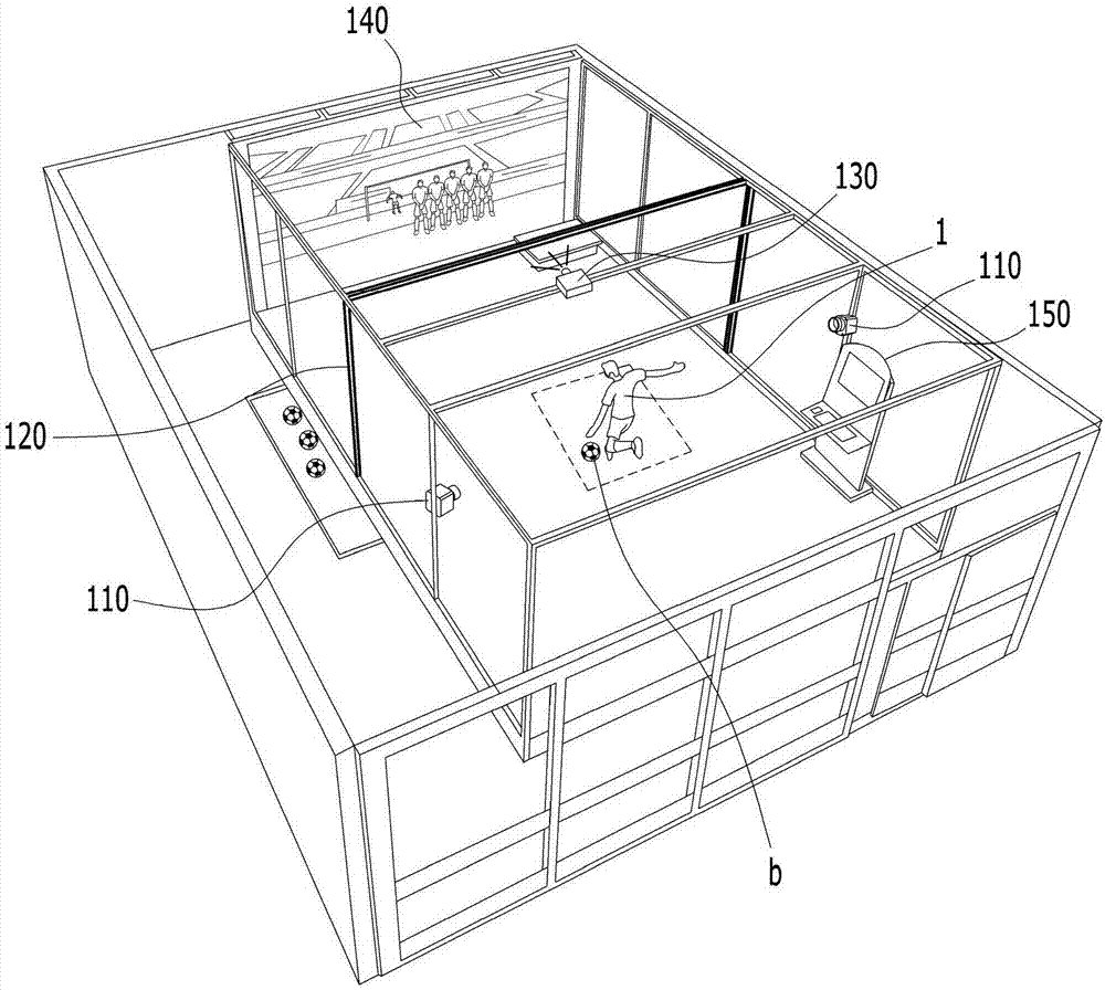 Mobile trajectory tracking device and method and shooting simulation device using the same