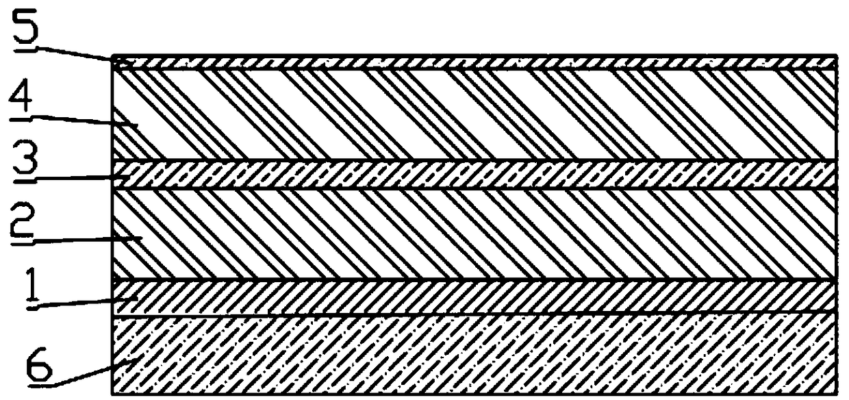 Thermochromic heat-insulating automobile film and preparation method thereof