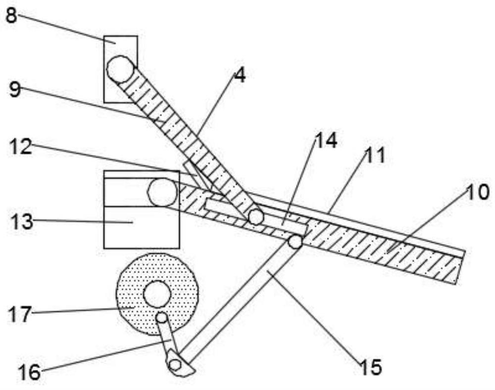 A grain storage buffer device capable of reducing grain breakage rate