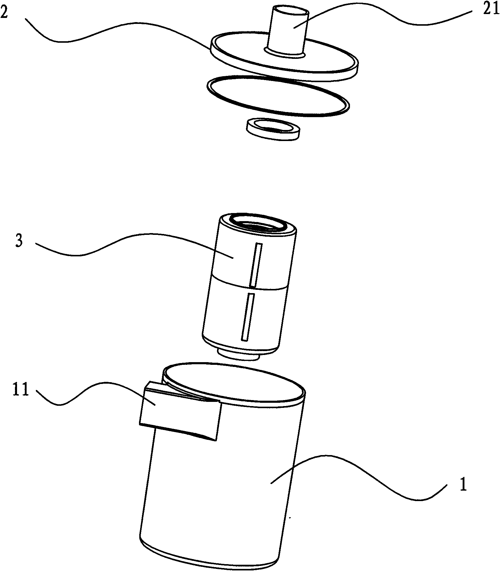 Dust suction filter