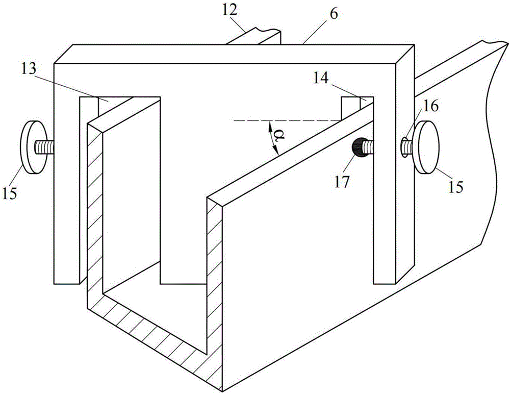 Preparation device of structure type infiltration gradient surface