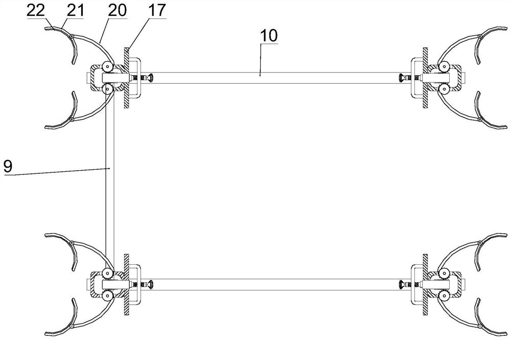 A kind of safety frame for the treatment of livestock breeding cattle