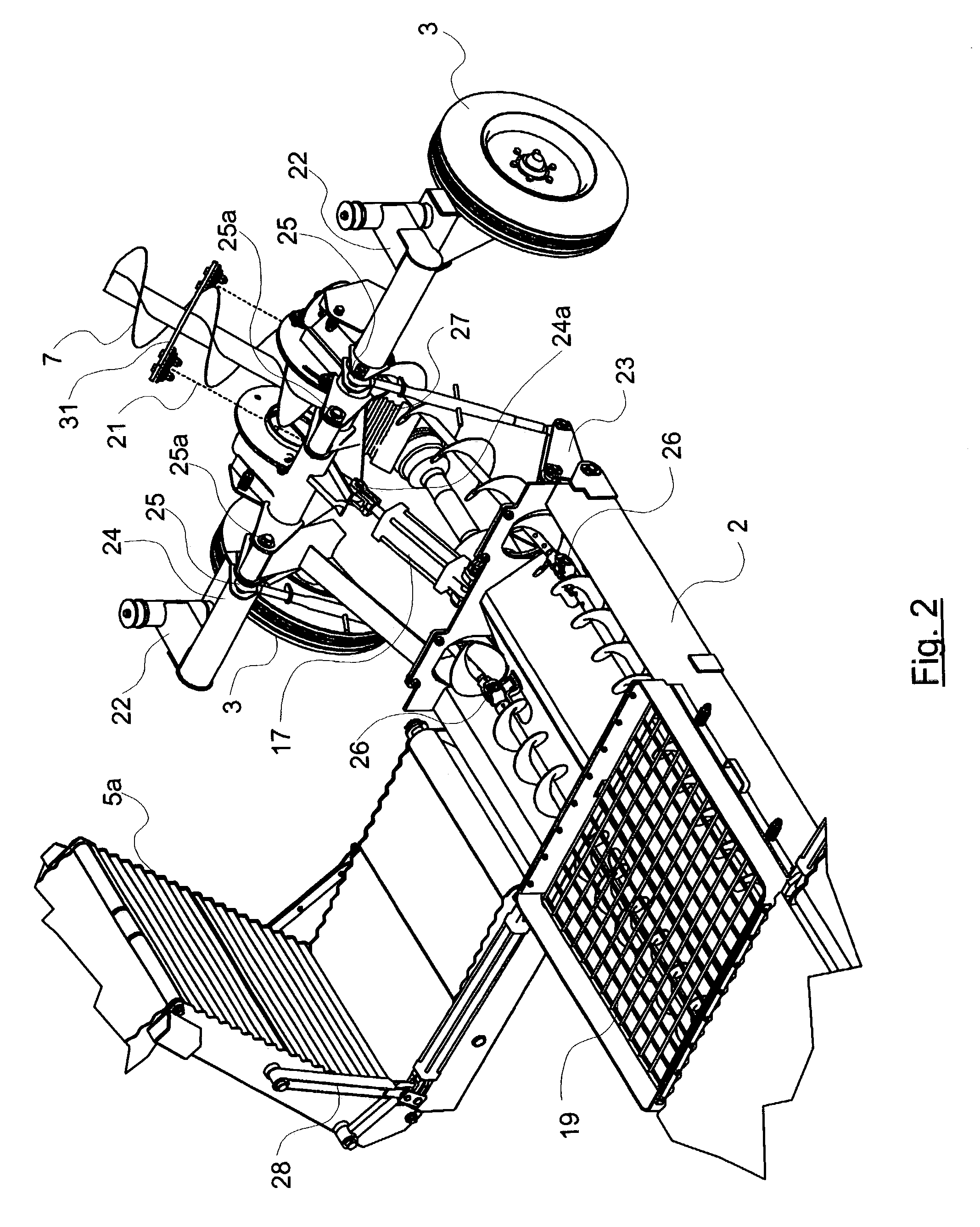 Unloading system for particulate material