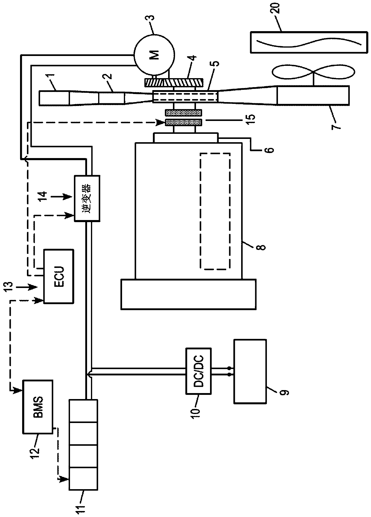 Front end motor-generator system and hybrid electric vehicle operating method