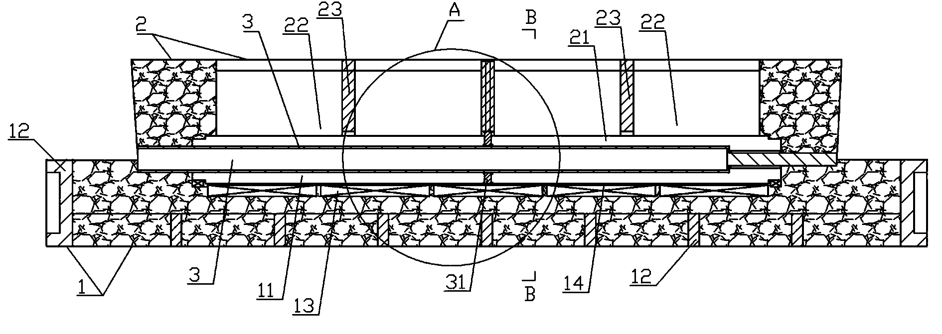 Casting method and casting mold of vertical lathe ram