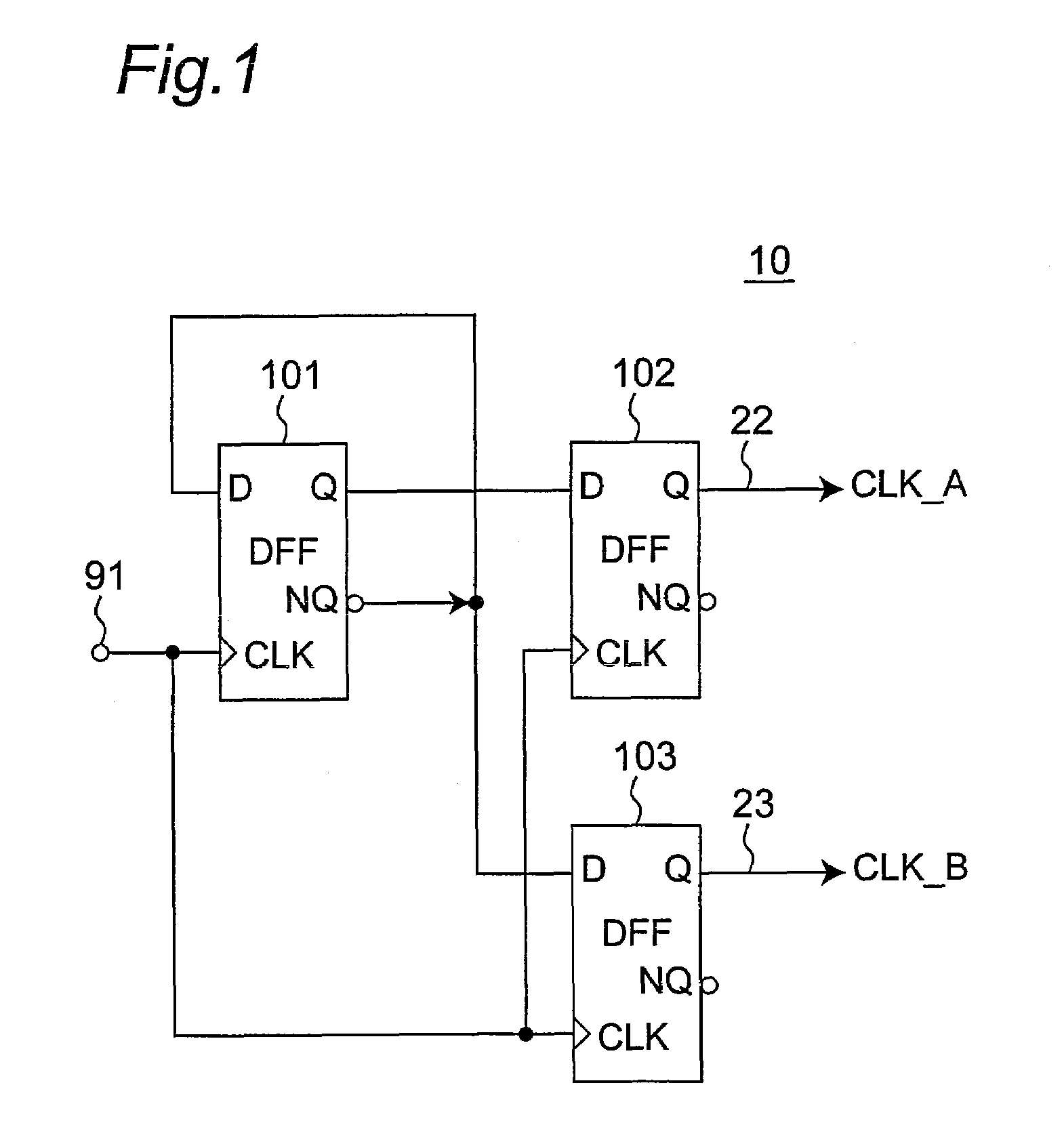 Clock signal generating device and analog-digital conversion device