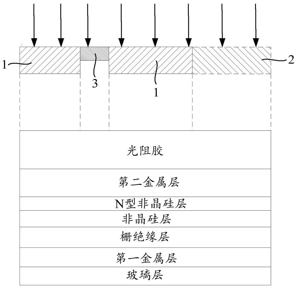 Mask plate, liquid crystal panel and liquid crystal display device