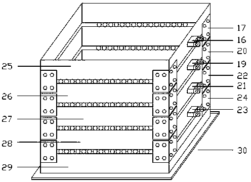 Multi-layer shearing direct shear device