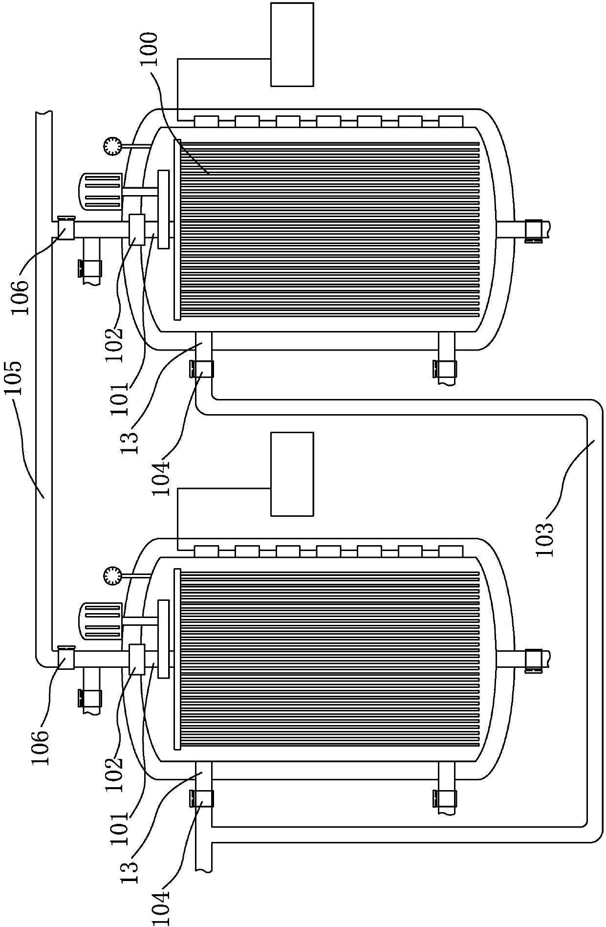 Membrane filtration equipment and method with ultrasonic cleaning function as well as sewage purification system