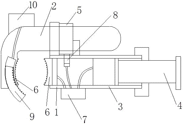 Telescopic force-applying pipe wrench