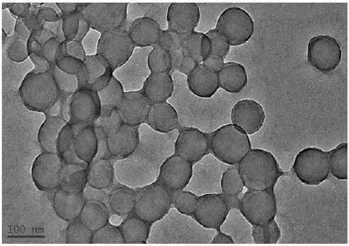 Nanometer hollow titanium dioxide microsphere with low reflection index and high catalysis activity and preparation method thereof