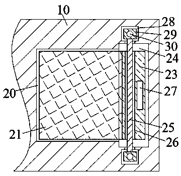 Method for treating sewage waste by using environment-friendly waterway sewage treatment device