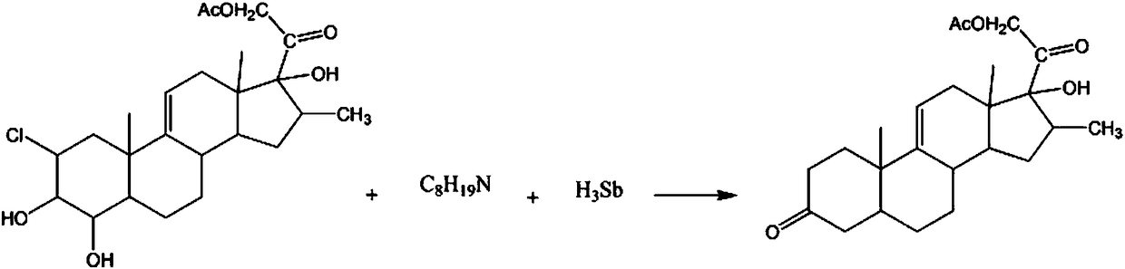 Synthetic method for hormone drug intermediate 9(11)-pregnene-16beta-methyl-17alpha,21-diol-3,20-dione-21-acetate