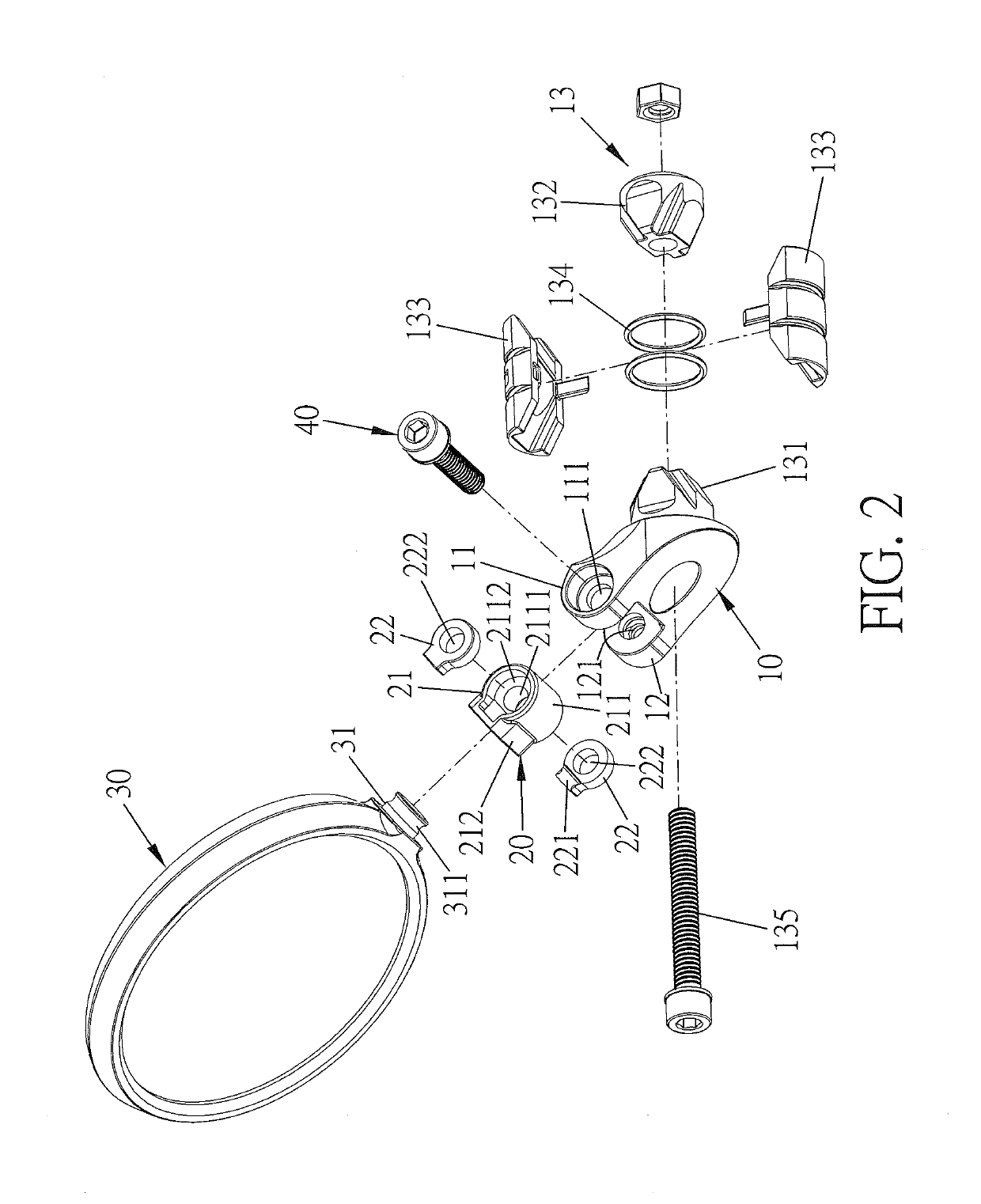 Rearview Mirror Structure for Vehicle