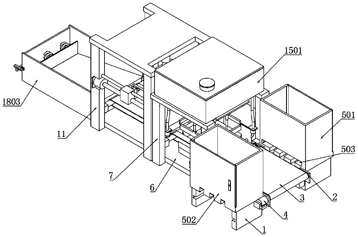 Packaging equipment for automatic furniture production
